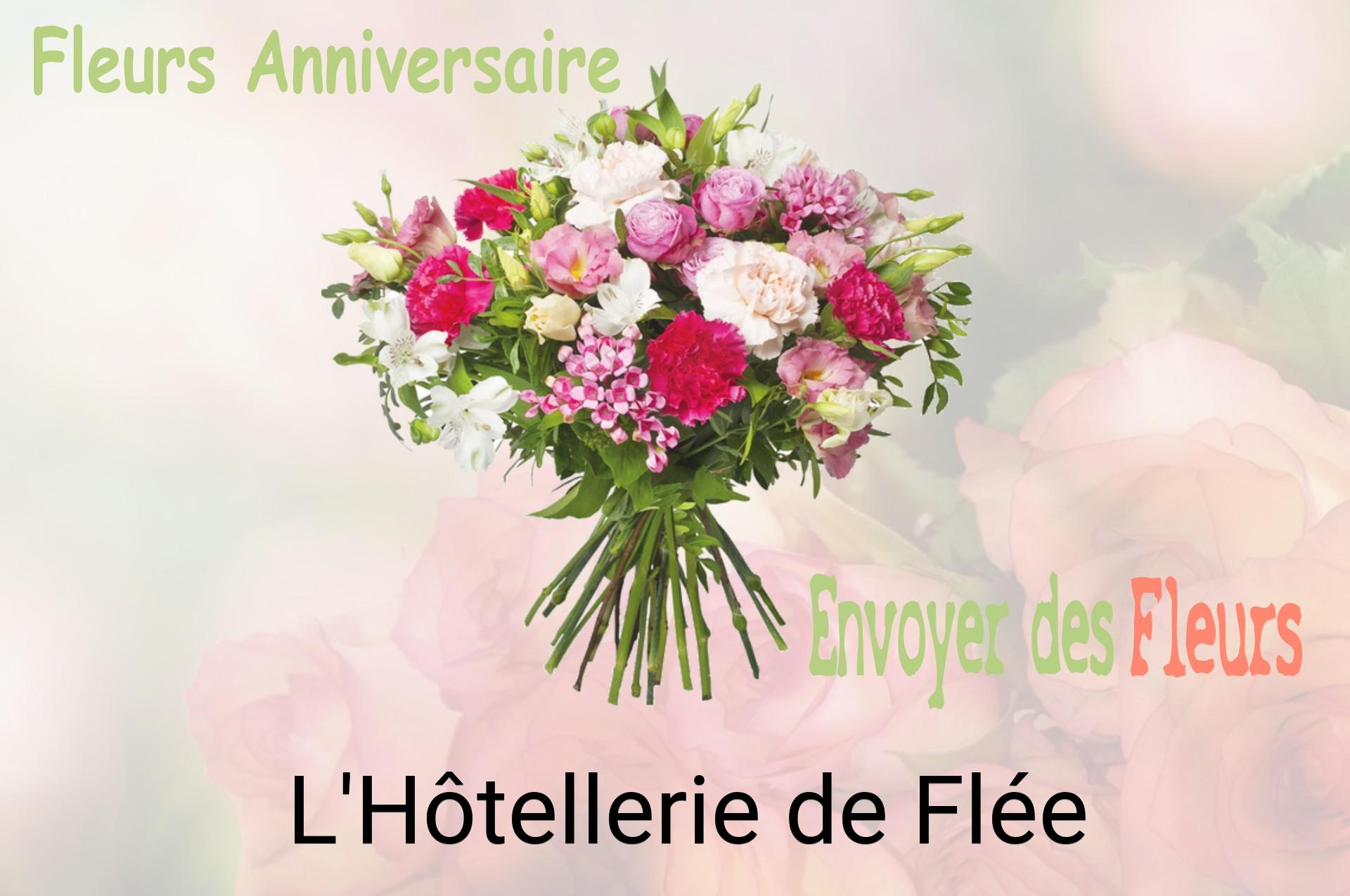 Bouquet de fleurs d’anniversaire livré à L'Hôtellerie-de-Flée